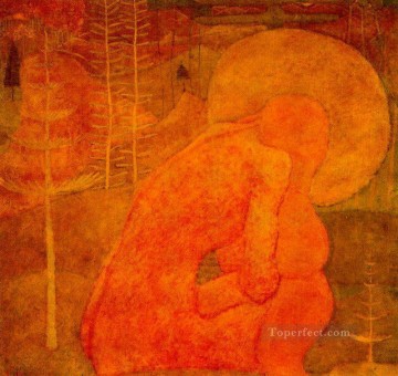 Kazimir Malevich Painting - prayer 1907 Kazimir Malevich